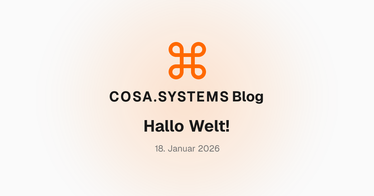 Hallo Welt!